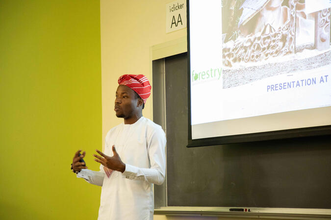 Presentation at IUFRO TEK Conference Vancouver