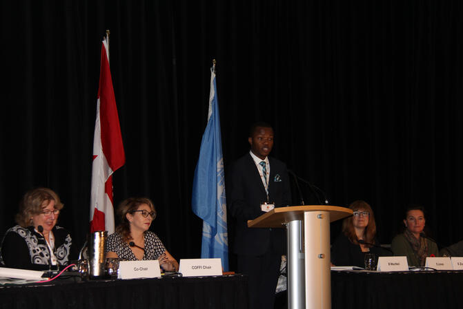 Youth Keynote at UNECE session in Vancouver